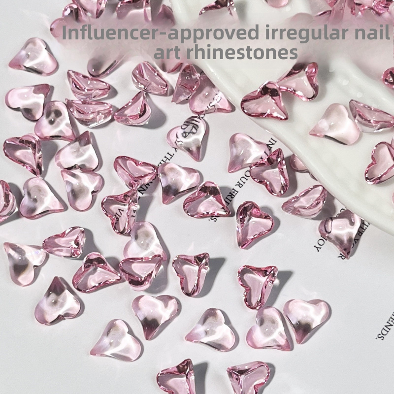 Nail Art Lotso - 50 قطعة من أحجار الراين اللامعة
