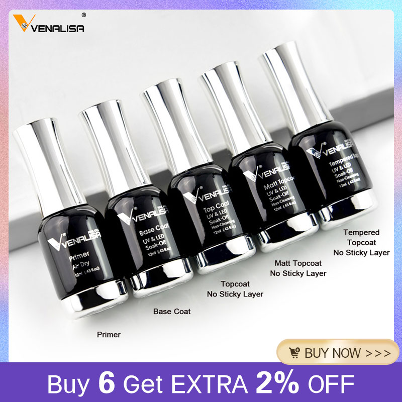 Nail Art One Stroke - Venalisa TPO الحرة معطف فوقي مسمار