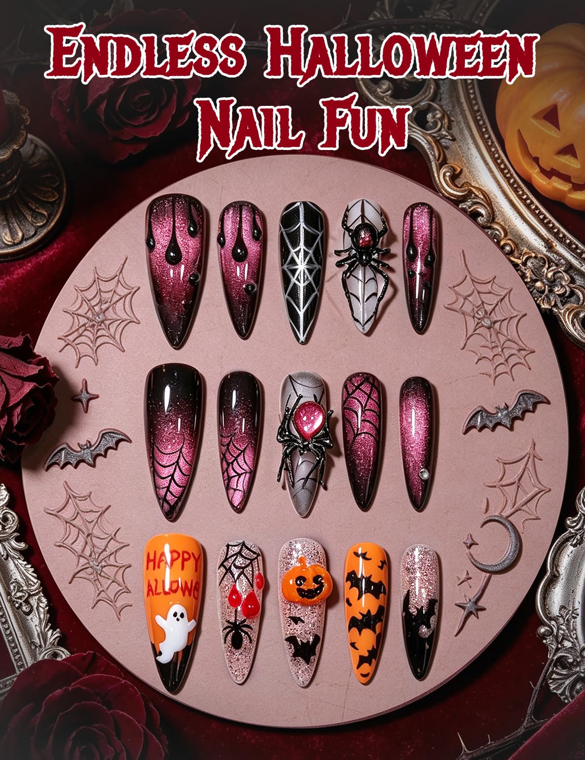 Nail Art Vampire - جل ثلاثي الأبعاد لفن الأظافر بتصميم