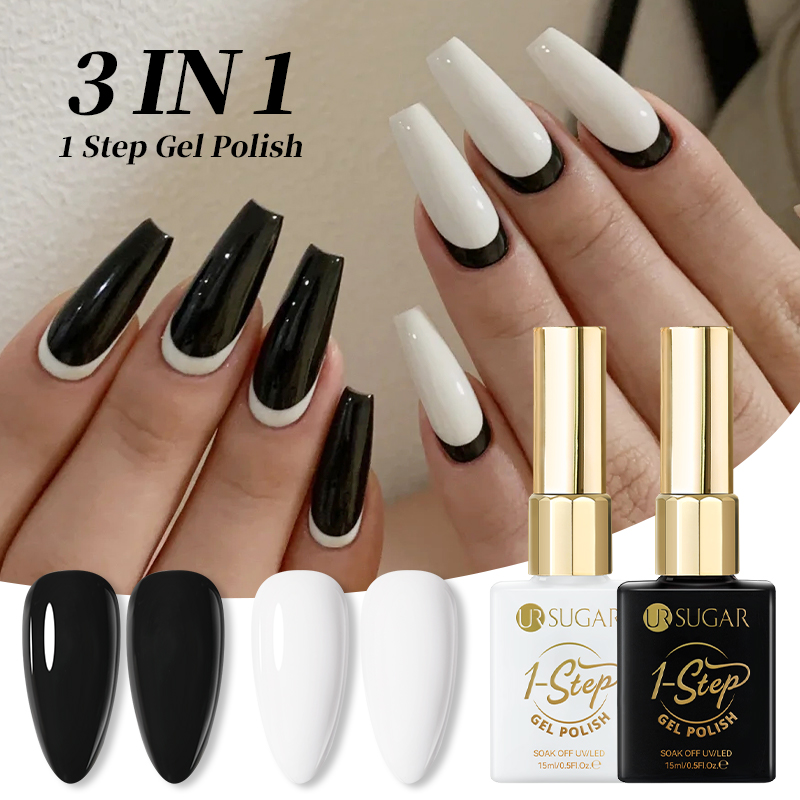 Nail Art One Stroke - UR SUGAR 3 IN 1 أسود