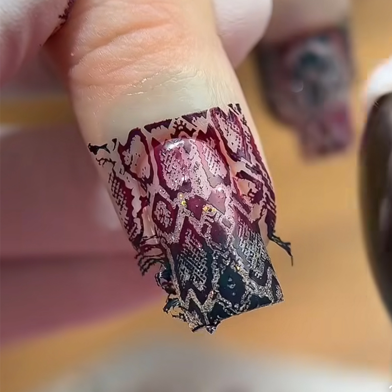 الحيوان صورة ثعبان ليوبارد مسم - مراجعة Nail Art Zebra وسعره