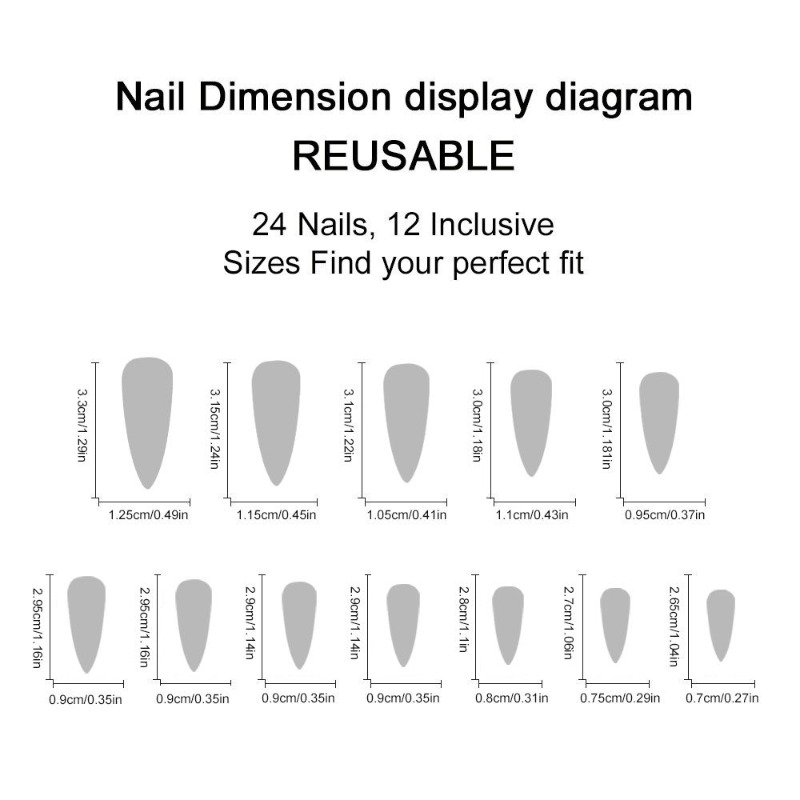 24 قطعة من الأظافر الاصطناعية  - مراجعة Nail Art Zebra وسعره
