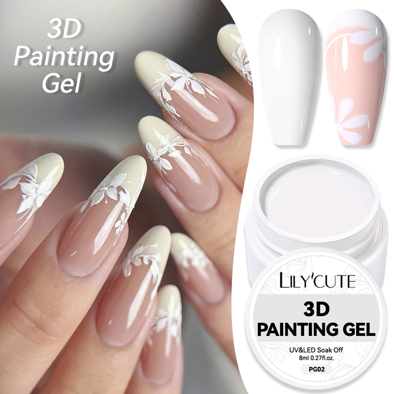 LILYCUTE 8 مللي ثلاثية الأبعاد - مراجعة Nail Art One Stroke وسعره