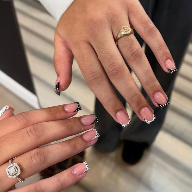 24 قطعة من الأظافر الصناعية ال - مراجعة Nail Art Zebra وسعره