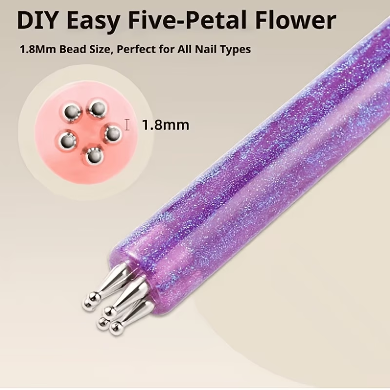 قلم تشكيل الأظافر بتصميم جديد، - مراجعة Nail Art One Stroke وسعره