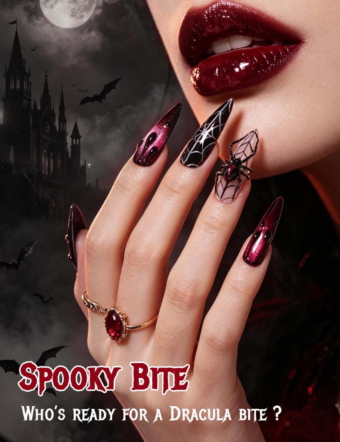 جل ثلاثي الأبعاد لفن الأظافر ب - مراجعة Nail Art Vampire وسعره