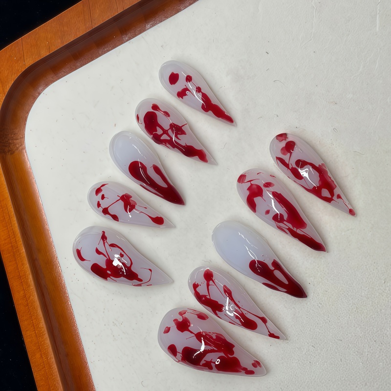 2026 جديد 10 قطع أظافر صناعية  - مراجعة Nail Art Vampire وسعره