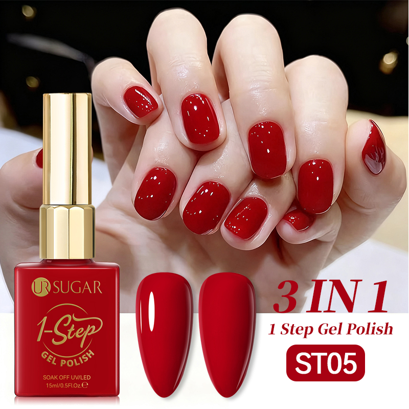 UR السكر 15 مللي الأحمر 1-خطوة - مراجعة Nail Art One Stroke وسعره