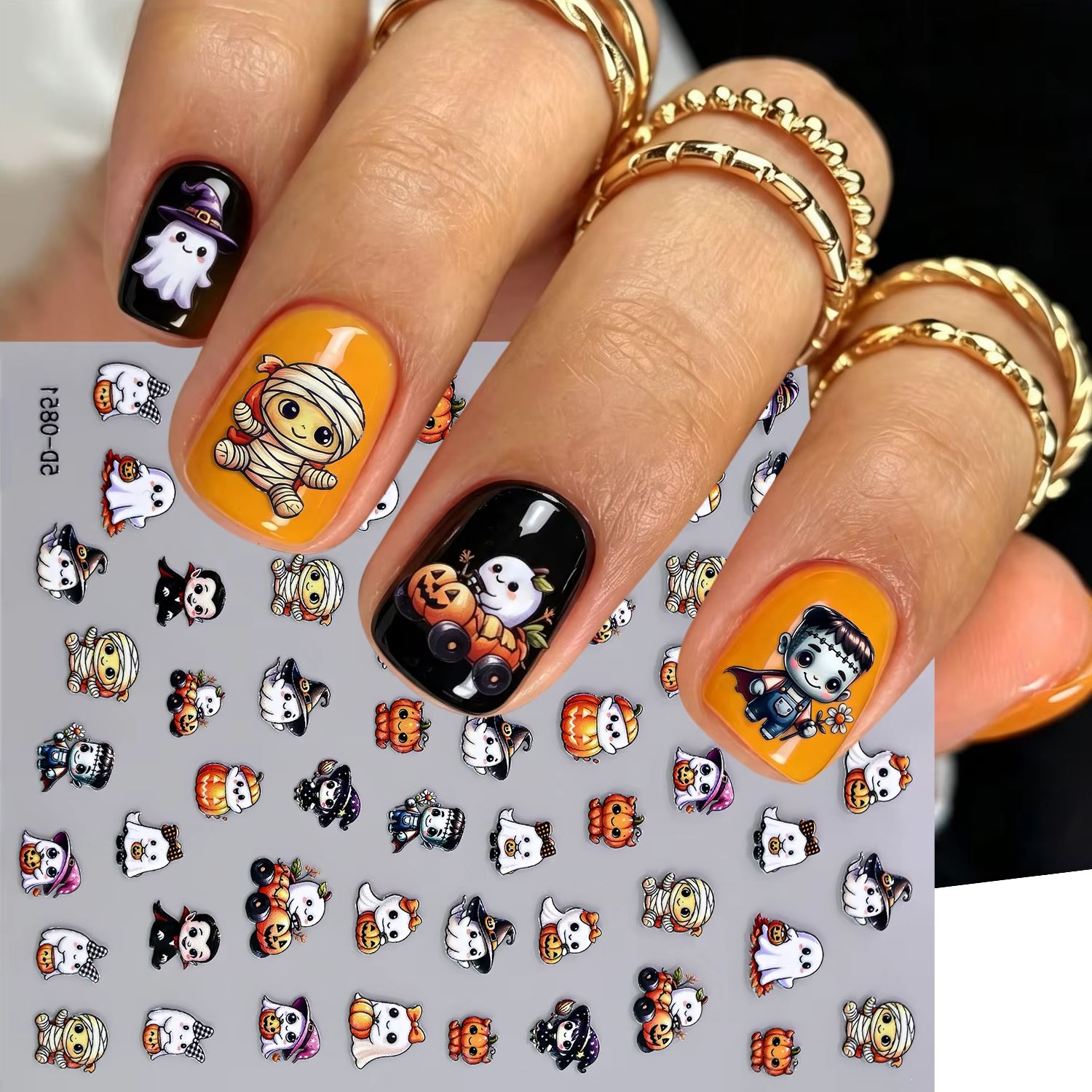 ملصقات أظافر ثلاثية الأبعاد بت - مراجعة Nail Art Vampire وسعره